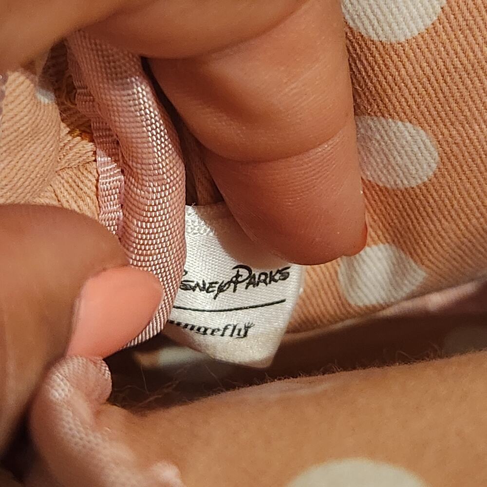 Loungefly Disney Parks Rose Gold Sequin Mini Backpack Wristlet Minnie Lux Bag - Picture 5 of 8